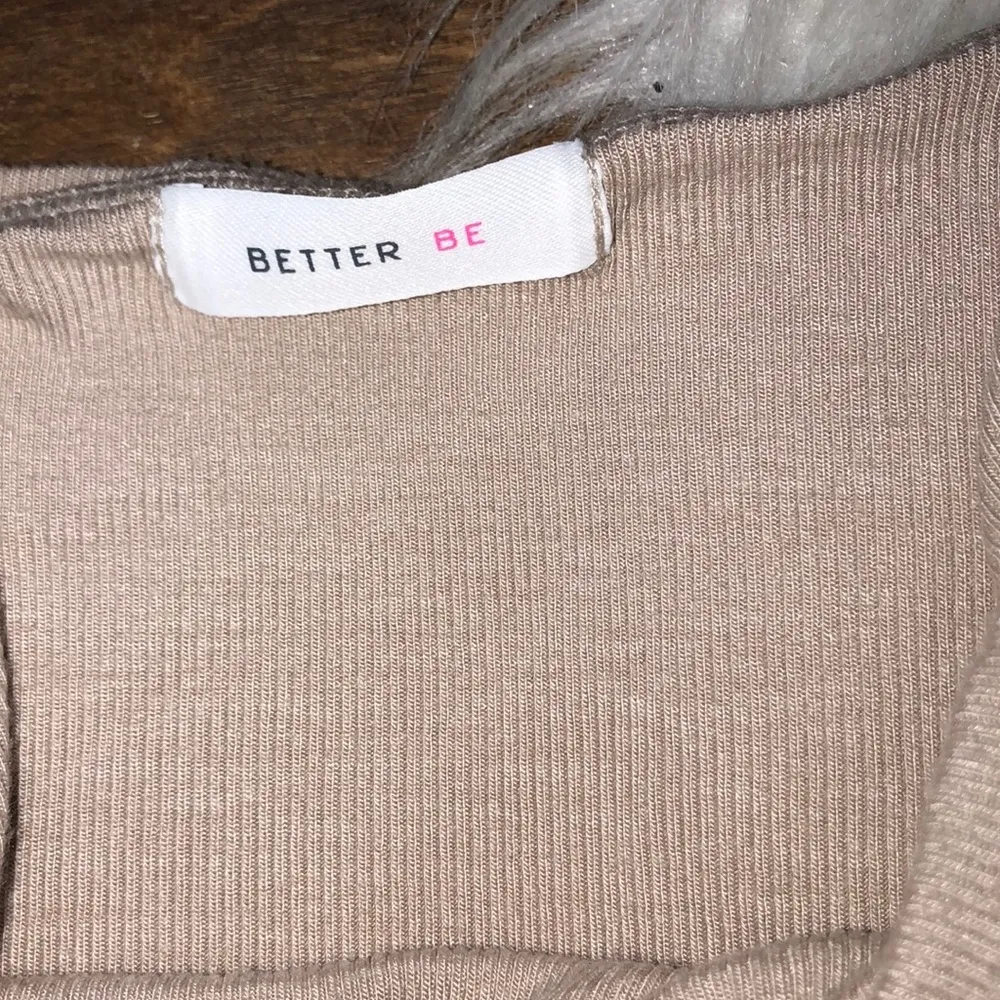 Better Be tan ribbed small/medium bodysuit - Image 5