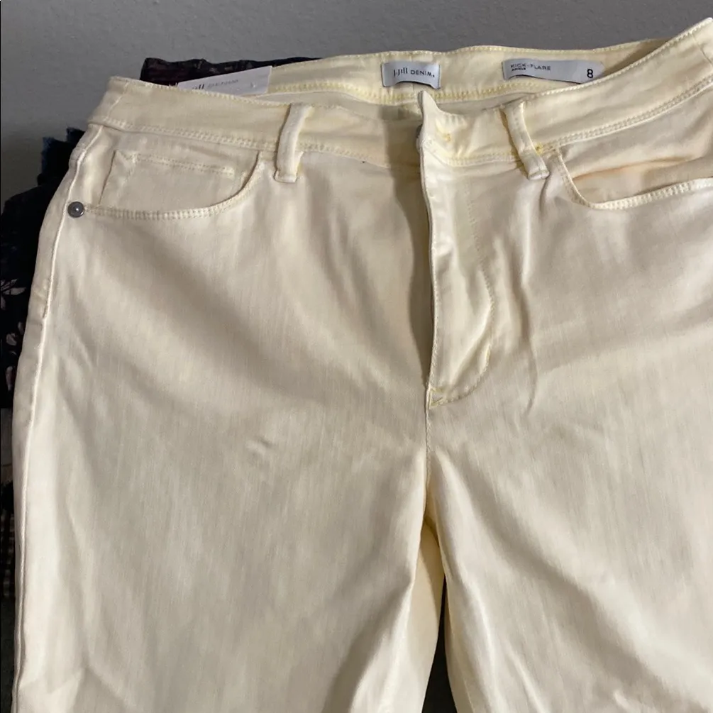 J. Crew yellow denim womens jeans - Image 2