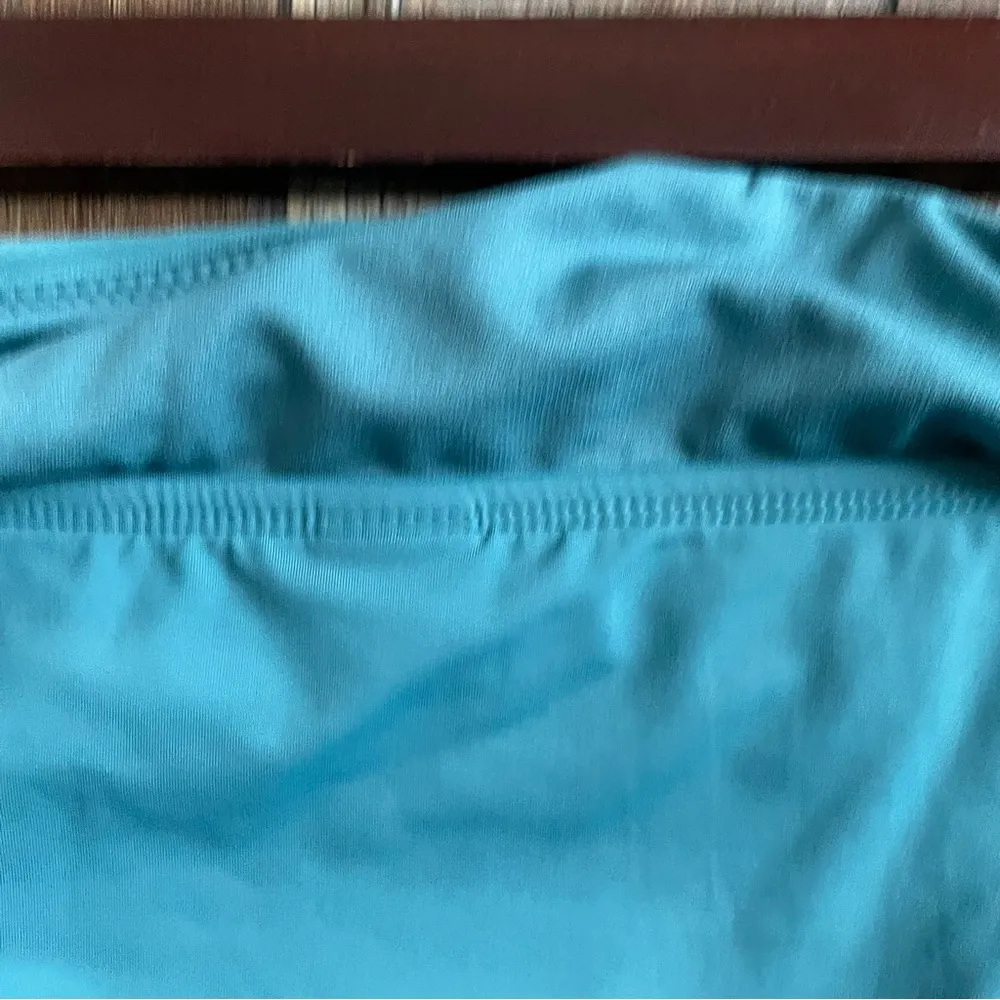 NWT Swimsuits for All Womens Swim Bikini Bottom Blue Green Size 10 - Image 6