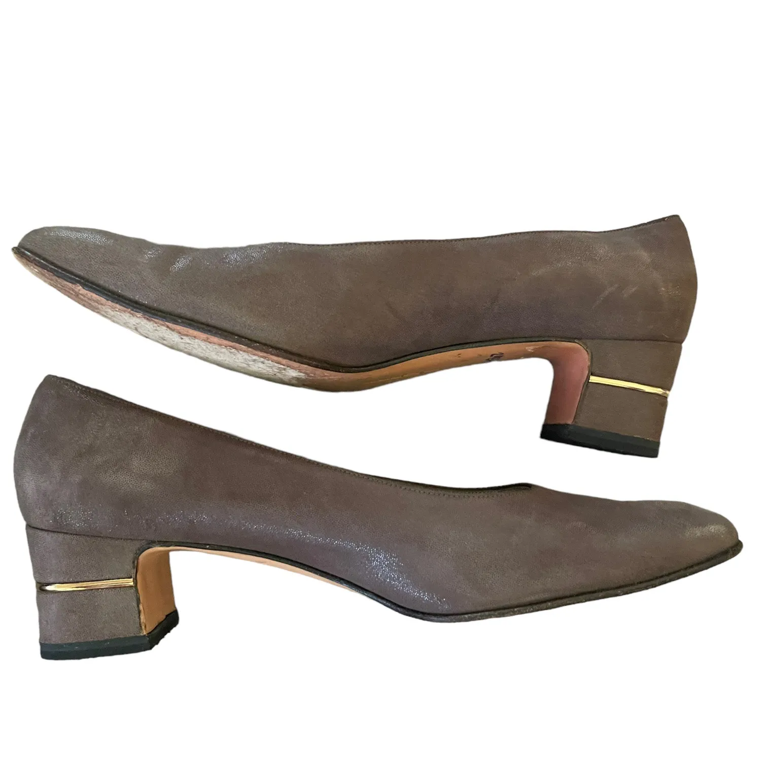 Salvatore Ferragamo Brown Block Heels Size 8.5 - Image 7