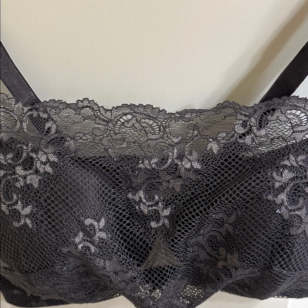 Soma Oh My Gorgeous Bridget Cami Bra NEW 36DDD Iron Silver Diamond Gray Size undefined - Image 7