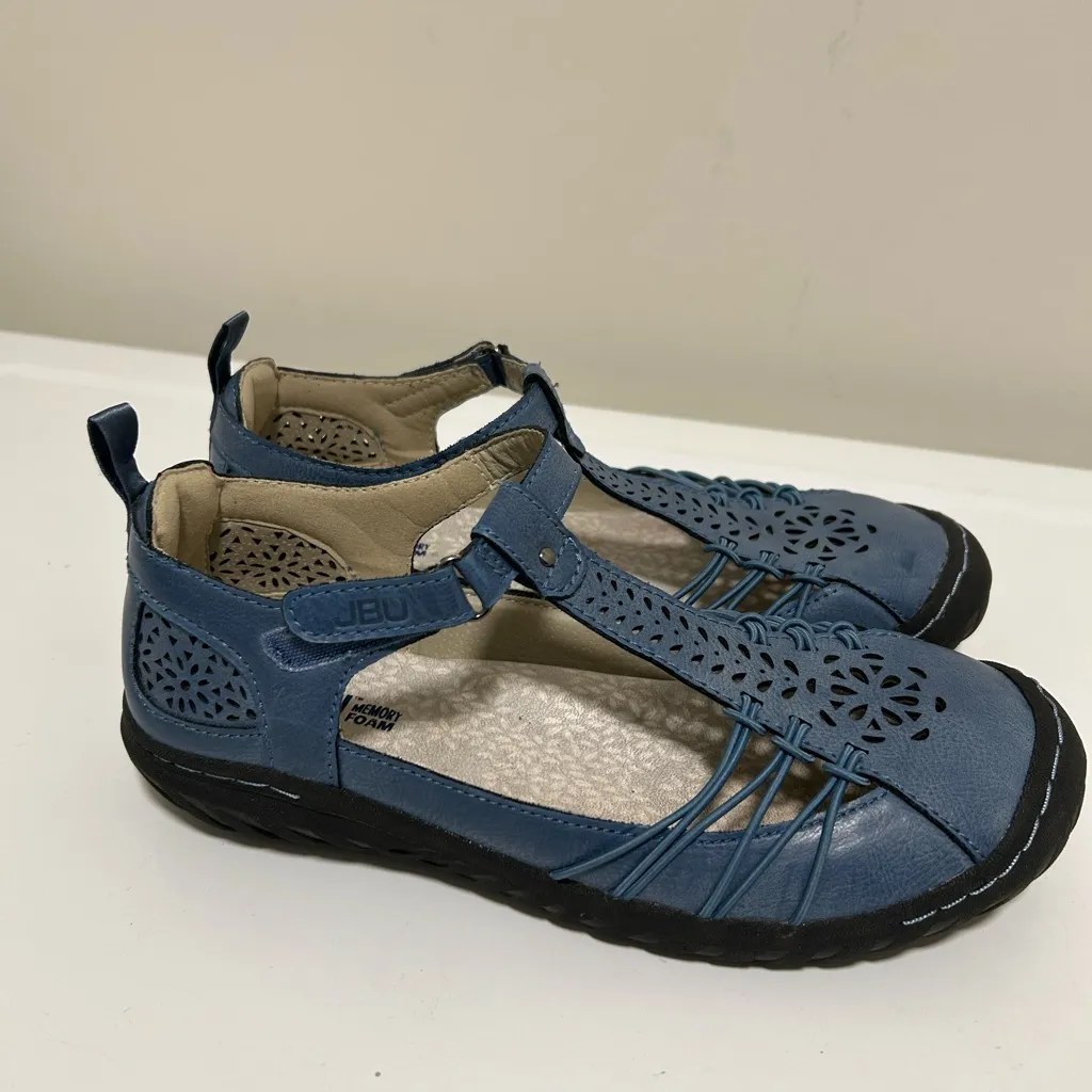 JBU Jambu Sahara Mary Janes Blue Size 7.5 - Image 2
