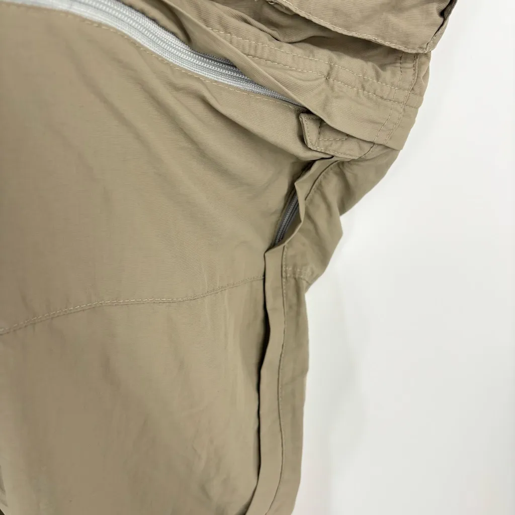 REI Convertible Hiking Pants Zip Off Size 14 Petite Khaki Tan - Image 7