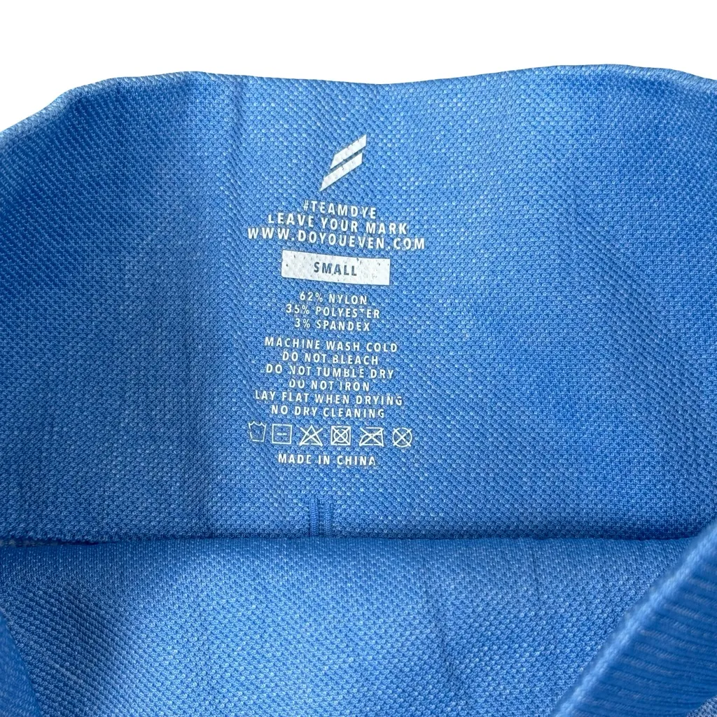 DoYouEven Blue Impact Seamless High Rise Yoga Workout Leggings Pants Size Small - Image 4