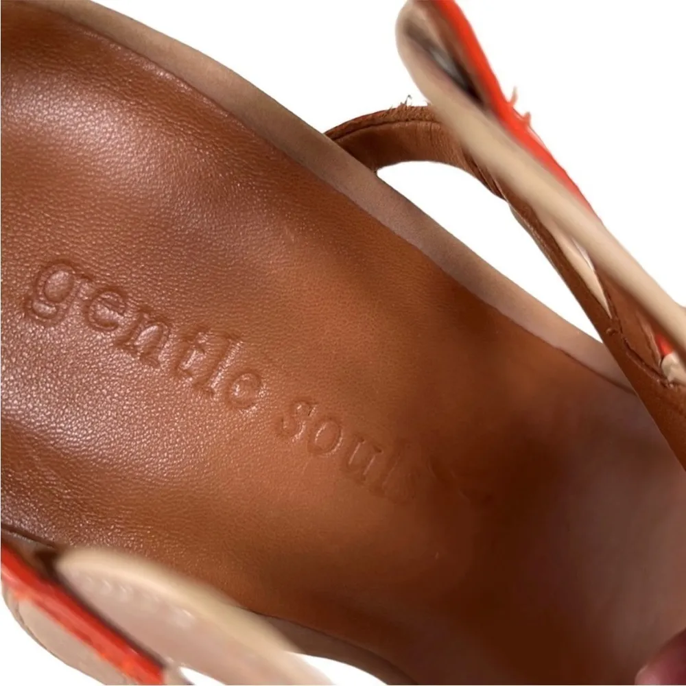 Euc Gentle Souls Leather Opal Sandals - Image 6
