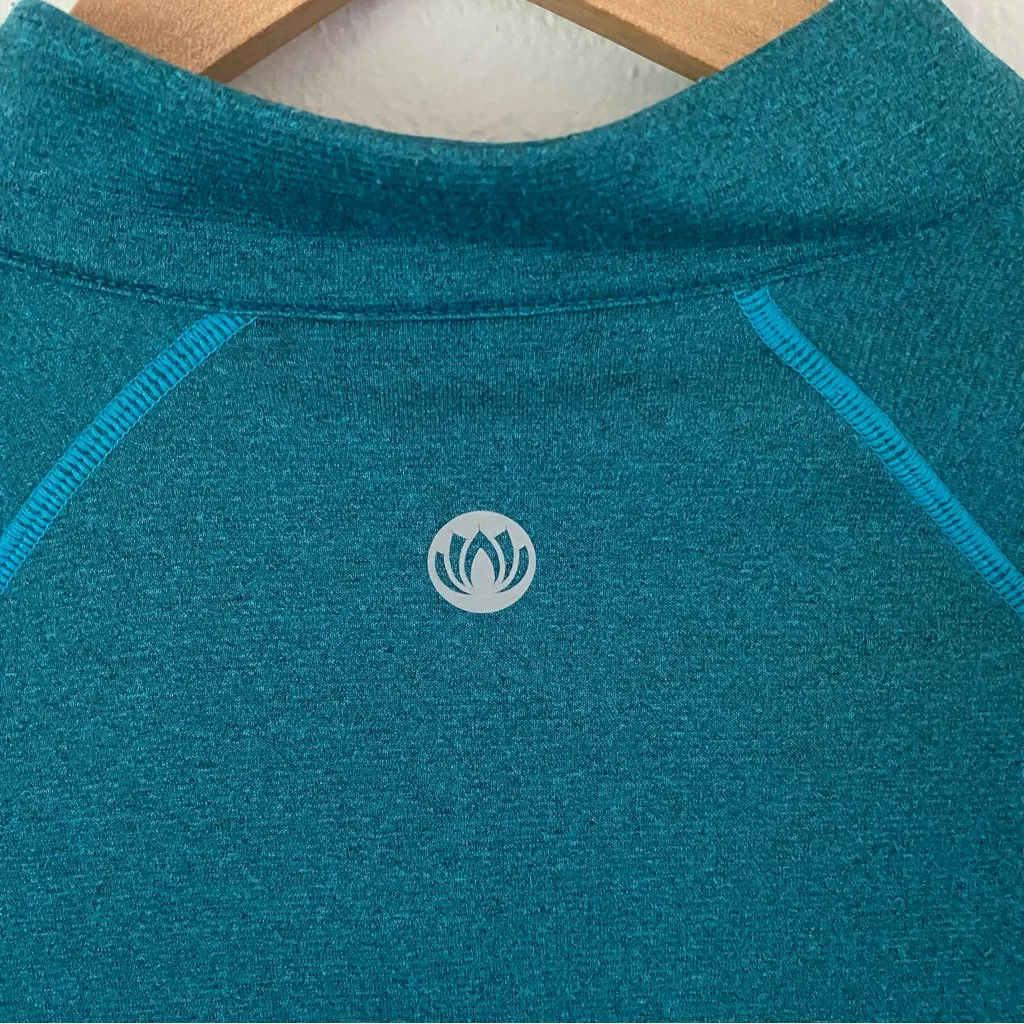 MondettaTeal Blue Athletic Jacket 1/4 Zip Pullover Women's Size Medium - Image 7