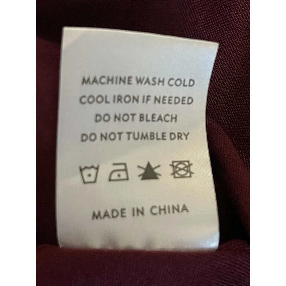 Venus Pleated Maxi Dress in Mulberry size L - Image 10