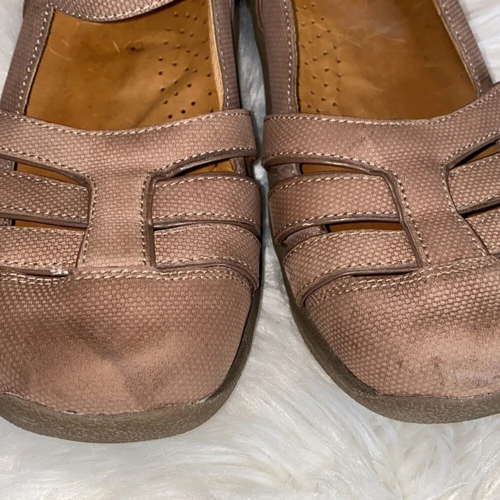 Dansko Latte Brown Kiera Mary Jane Leather Shoes 40 / 10 - Image 4
