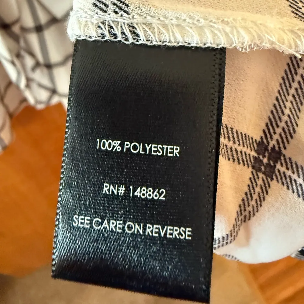 Torrid Peplum Georgette Button Up Sleeveless Top Tie-Front Blouse Striped NWT 5X - Image 11