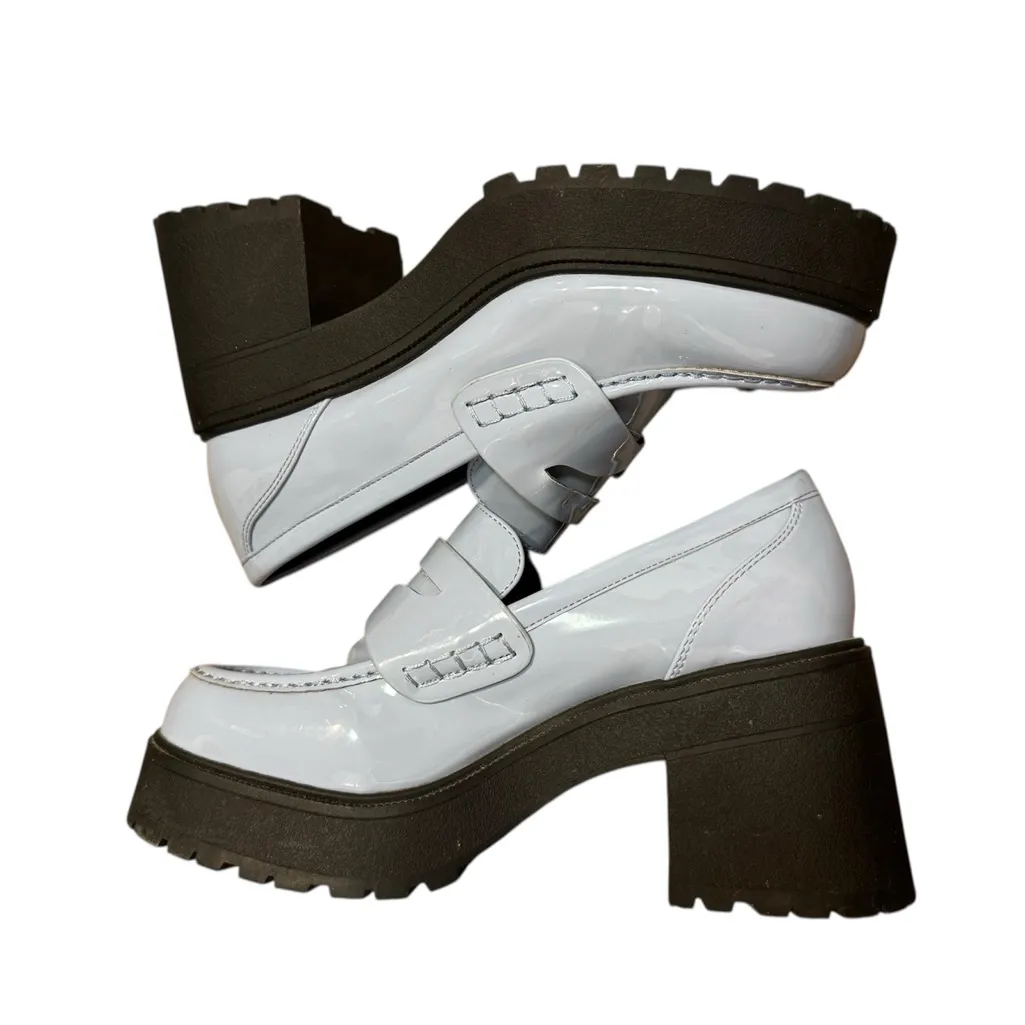 SODA Chunky Platform Loafers Blue  | Size 10M | Y2K Vibe - Image 2
