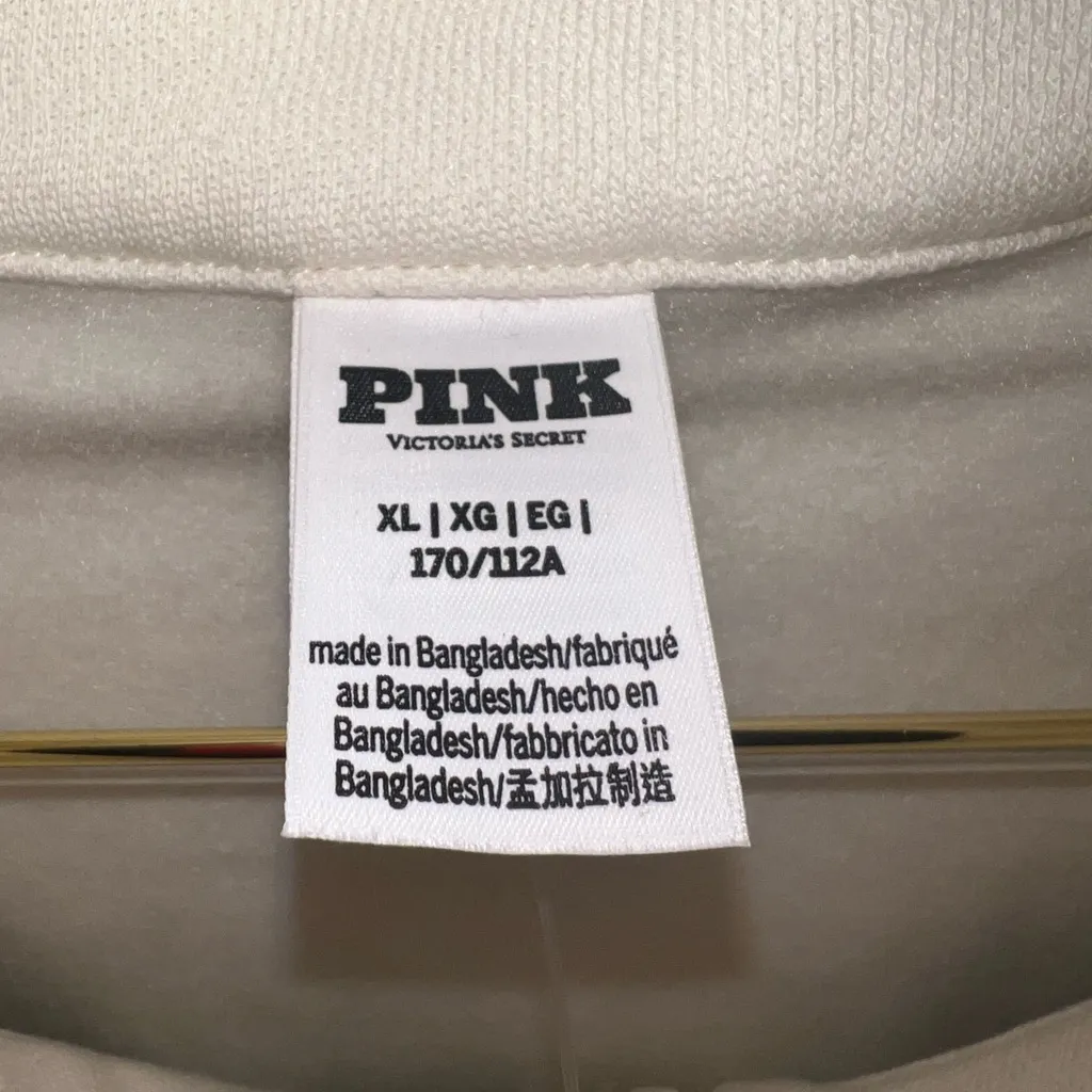 PINK Victoria’s Secret Floral Embroidered Zip Up Jacket NWT - Image 6