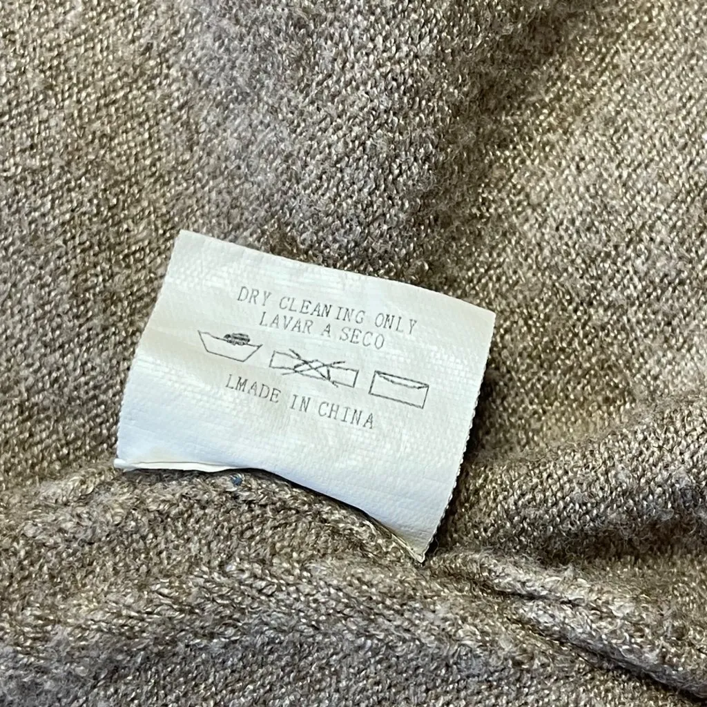 Staccato Open Front Cardigan Sweater Women's Size Medium Neutral Color Tasseled - Image 9