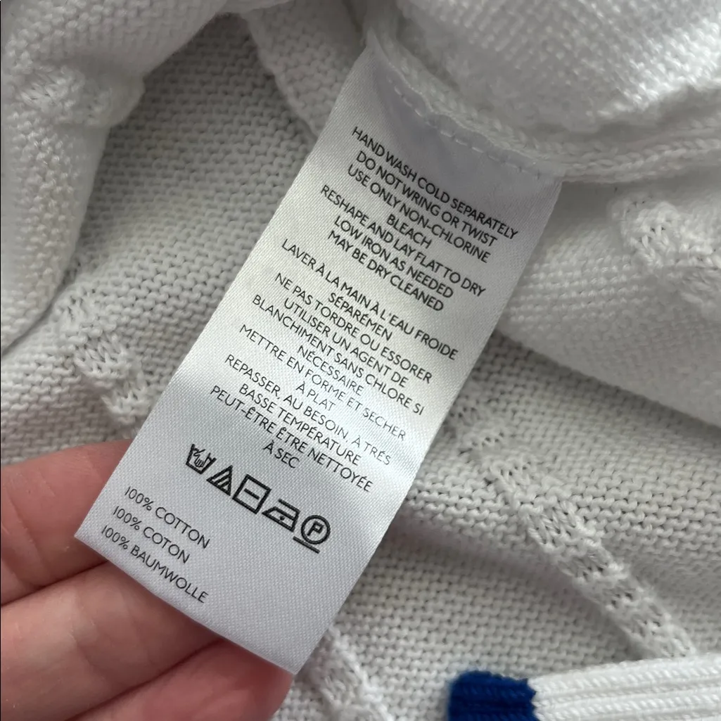 Anthro Maeve Collared V-Neck Short-Sleeve Rugby Sweater - Image 12