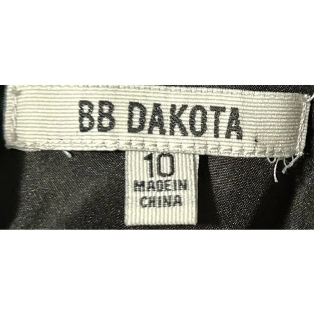 BB Dakota Nordstrom Rack‎ Women's Black Lace Lined Sleeveless Dress Size 10 - Image 5