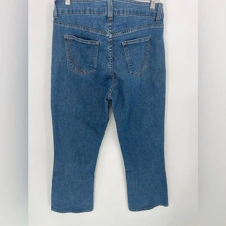 Riders Lee‎ mid rise bootcut blue  jeans size 8 petite - Image 2