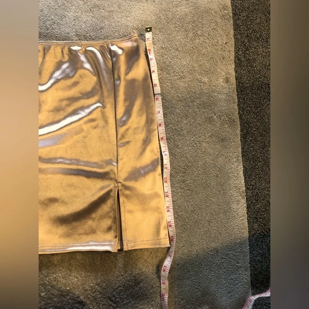 Mable metallic mini skirt sz S - Image 3