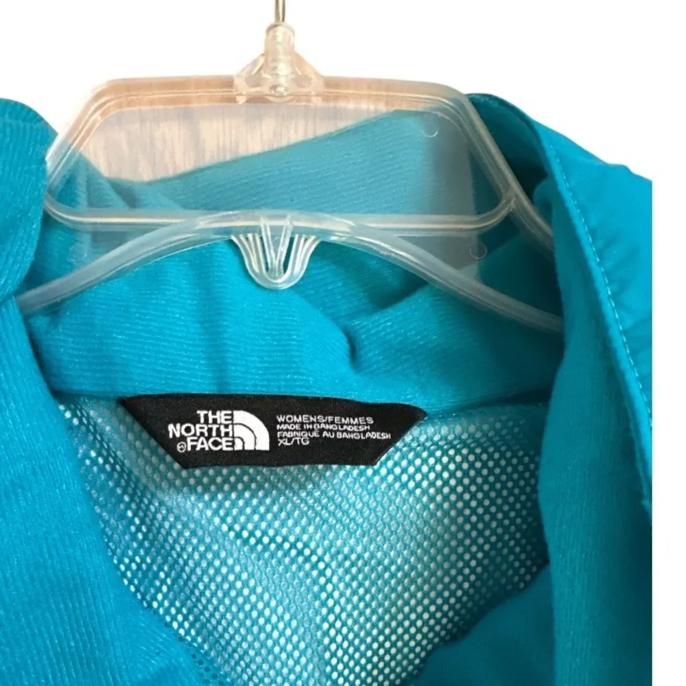 The North Face DryVent Women’s Hooded Teal Rain Jacket, XL - Image 2