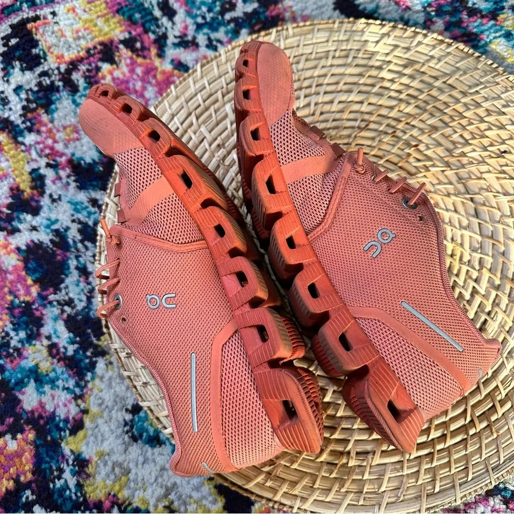 On Running Cloud X Sneaker Orange Womens Size 8 - Image 8