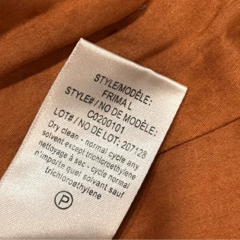 Theory Camel Tan Lamb Leather Frima Jacket Blazer size 4 - Image 8