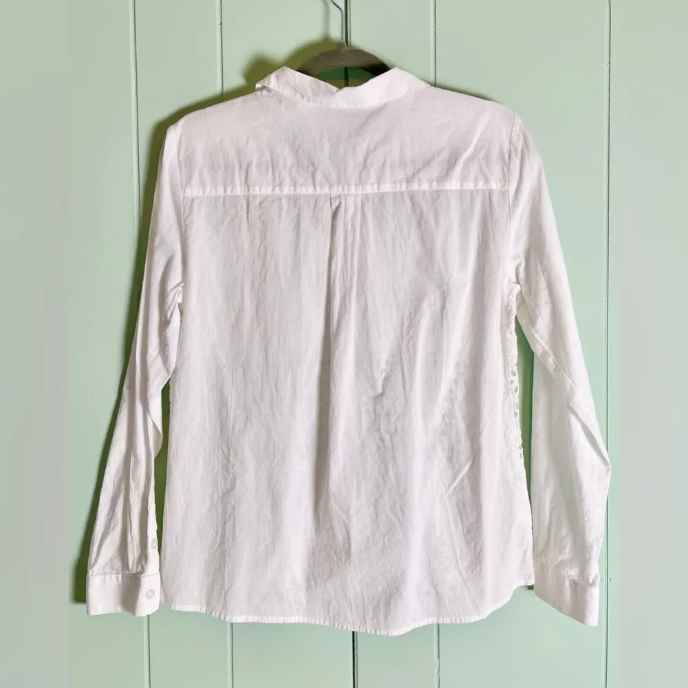 LOFT Cotton Shirt ~ White - Image 4