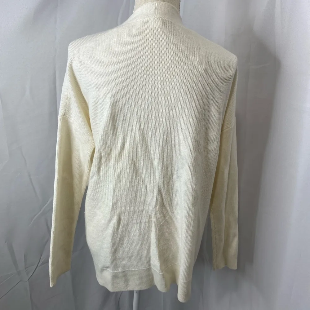 Gap oversized boyfriend cardigan medium ivory - Image 5