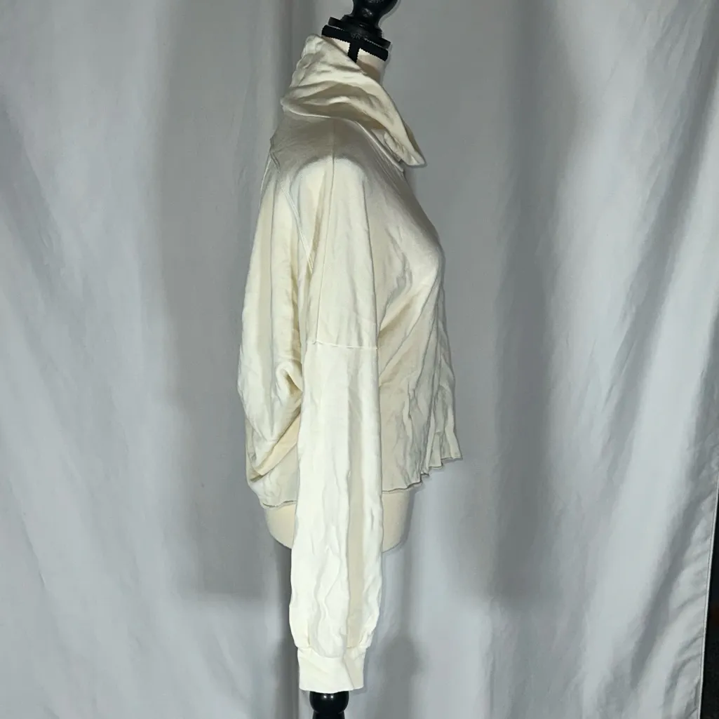 Lanston • White Long Sleeve Open Back Scrunch Women’s Size Lg **See Measurements - Image 5