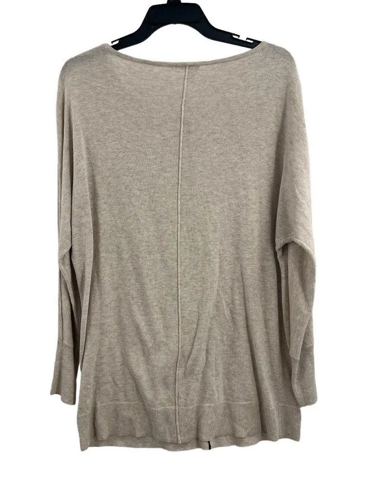 Halogen  Oatmeal Tunic Sweater with Pockets XL - Image 3