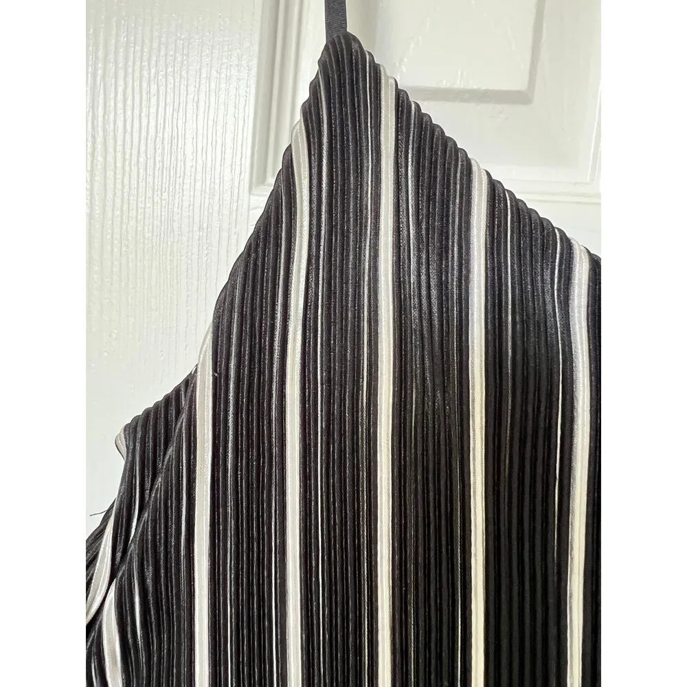 Bebop Striped Sleeveless Pantsuit Jumper with Adjustable Straps Medium - Image 9