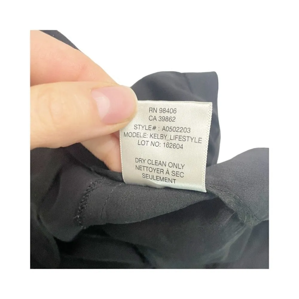 Theory Black Silk Kelby Lifestyle Shorts Womens Sz 0 Casual Business summer - Image 7