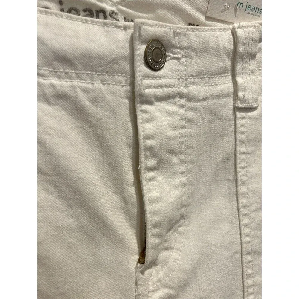 Maurice's Super High Rise Flare Super White Jeans sz 12R‎ Womens NWT - Image 3