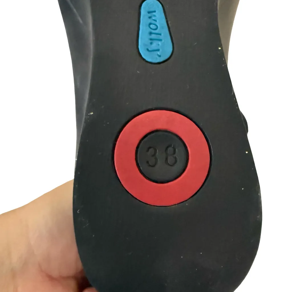 WOLKY Ka Comfort Walking Wedge Heel Straps Womens SZ 38 Black - Image 7