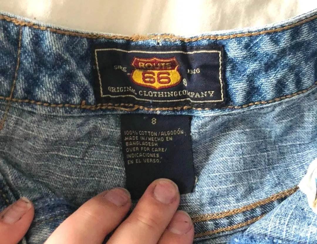 Denim Shorts Blue Size 8 - Image 4