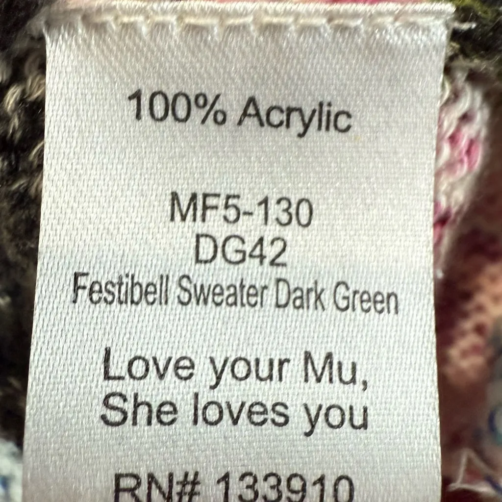 SHOW ME YOUR MUMU FESTIBALL Tunic Floral Lightweight SWEATER DARK GARDEN S‎ $138 - Image 6