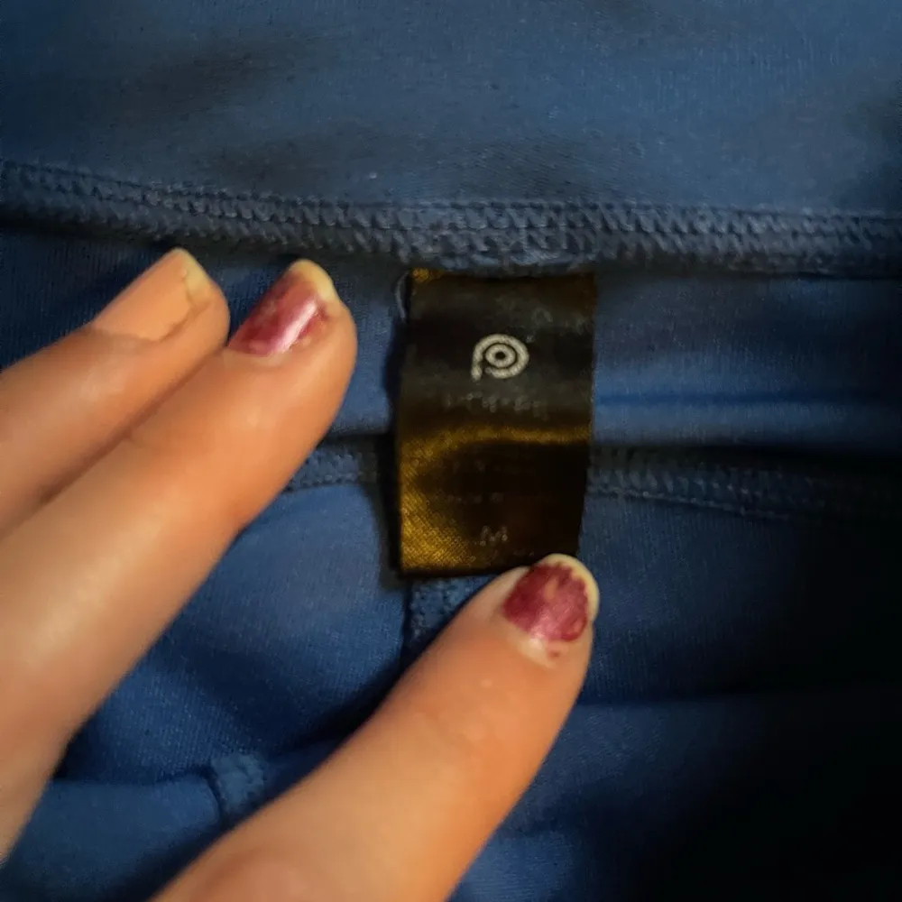 Pop Fit blue mesh leggings with pockets M - Image 3