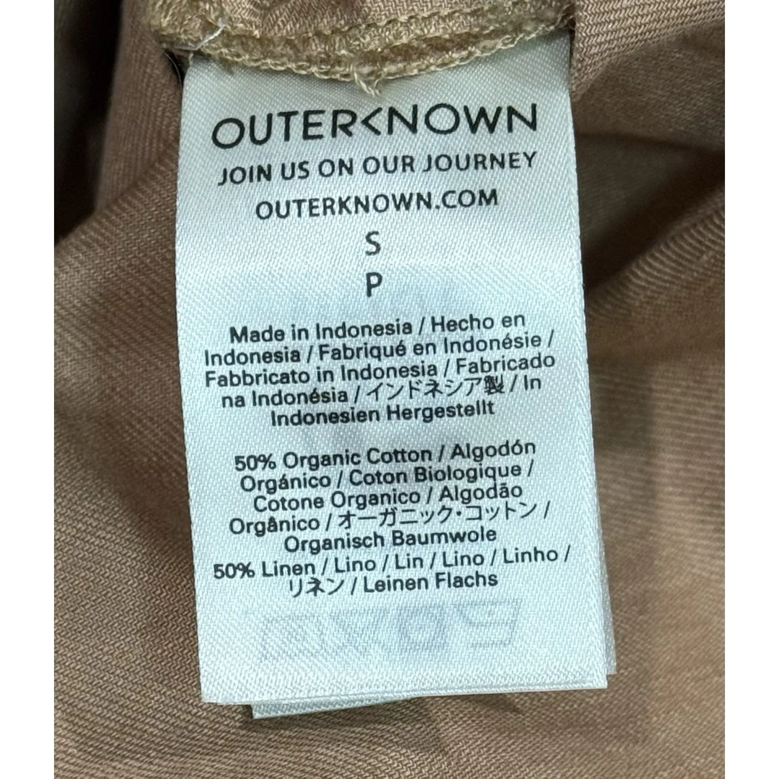 NWT Outerknown Tan‎ Khaki S.E.A. Sea Suit Jumpsuit Coveralls Utility Small $178 - Image 6
