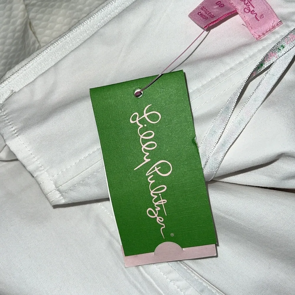 Lilly Pulitzer size 00 Blossom Dress resort white Chiquita Bonita embroidered - Image 12
