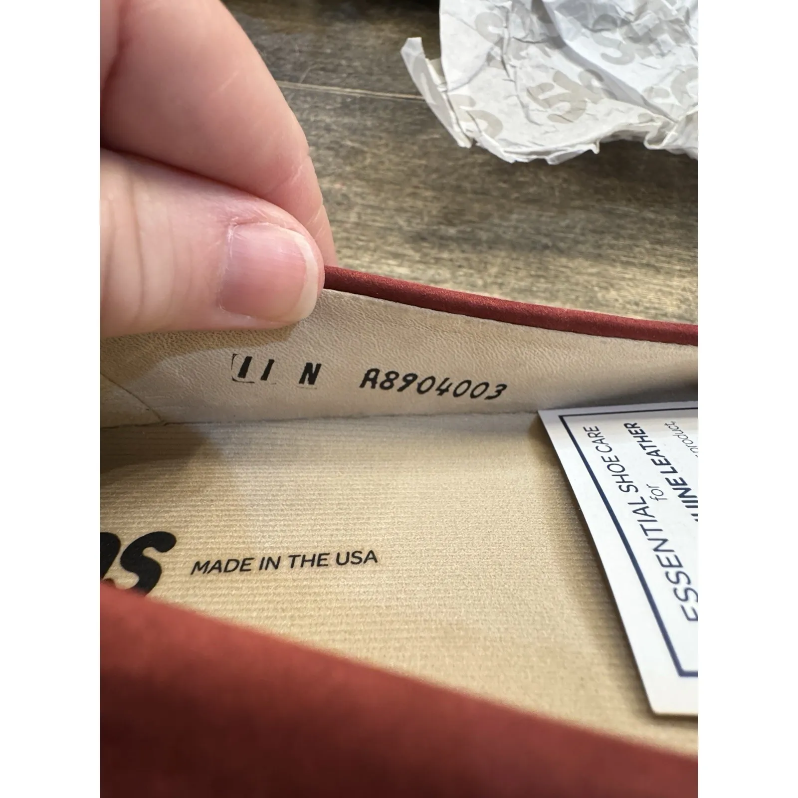 SAS Scenic Suede Comfort Ballet Flats Scarlett Red Leather Womens Size 11 N - Image 9