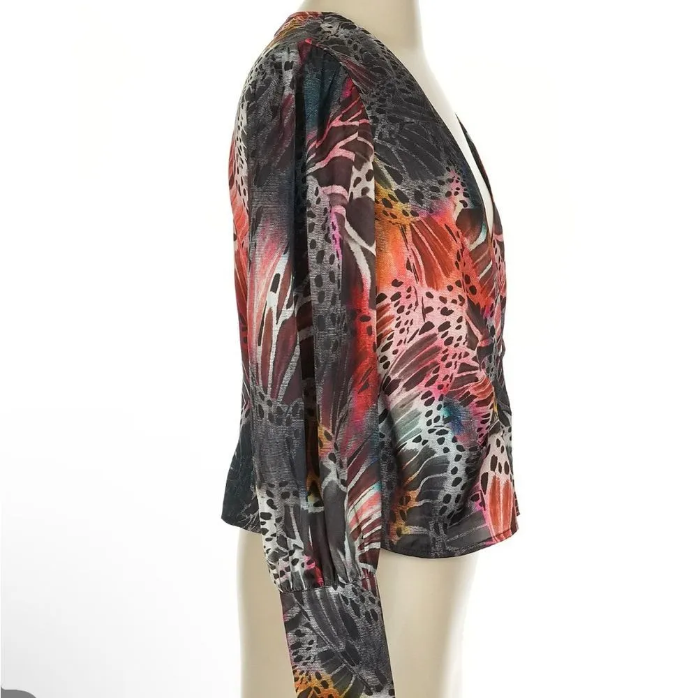L’ Academie BEA BLOUSE in the color abstract xs - Image 4