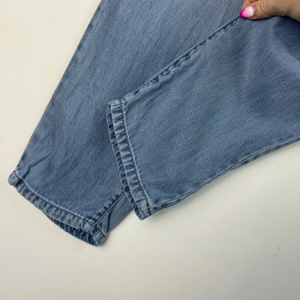 Joe’s Jeans The Billie Boyfriend Slim Ankle 100% Lyocell Pants Sz 32 Light Wash - Image 9