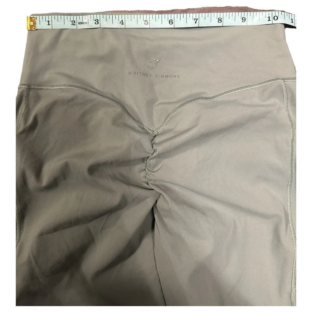 Gymshark X Whitney Simmons Whitney Everyday High Rise Leggings Leaf Green XS/S - Image 3