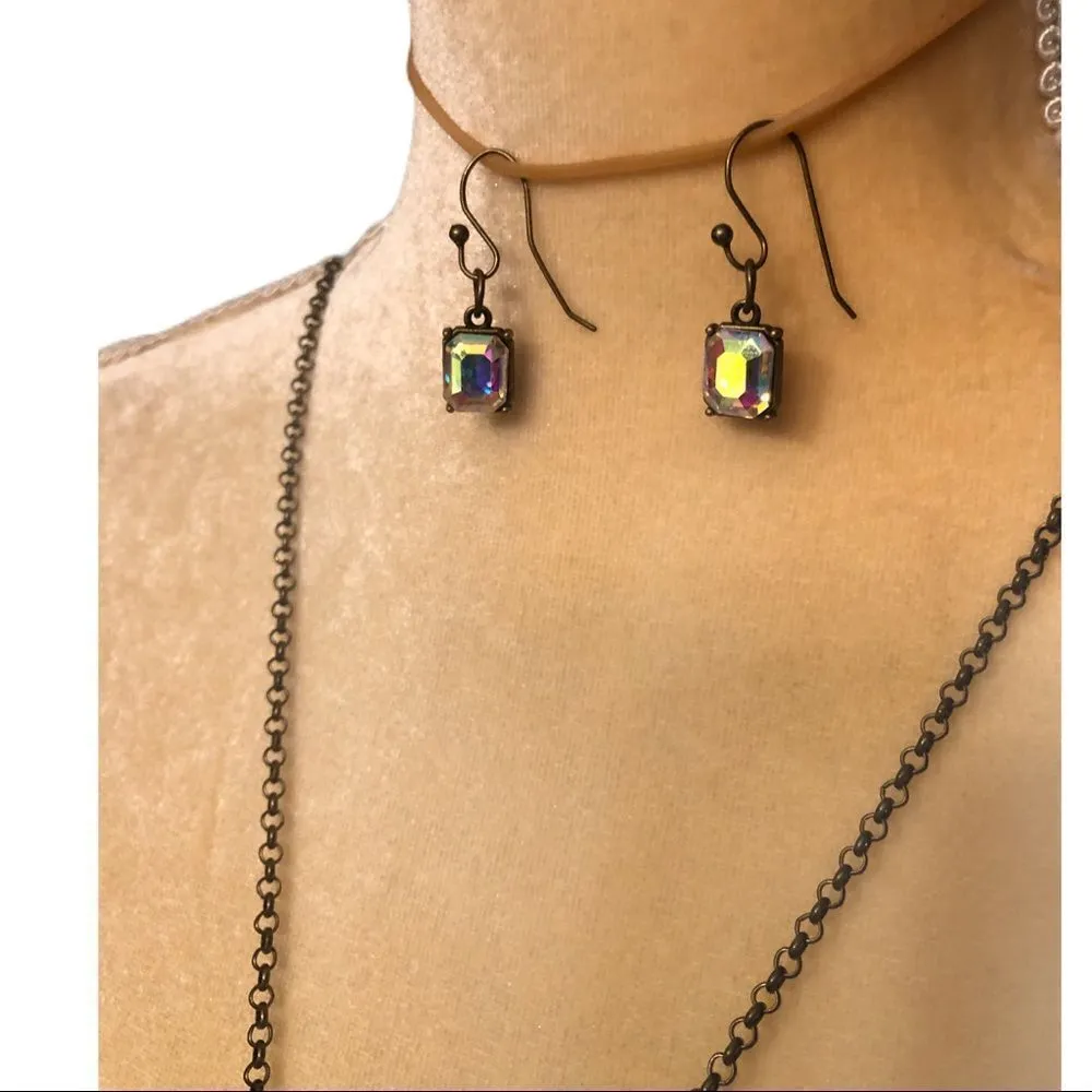 NWOT!! 2 piece set!! Peace necklace with e… - Image 3