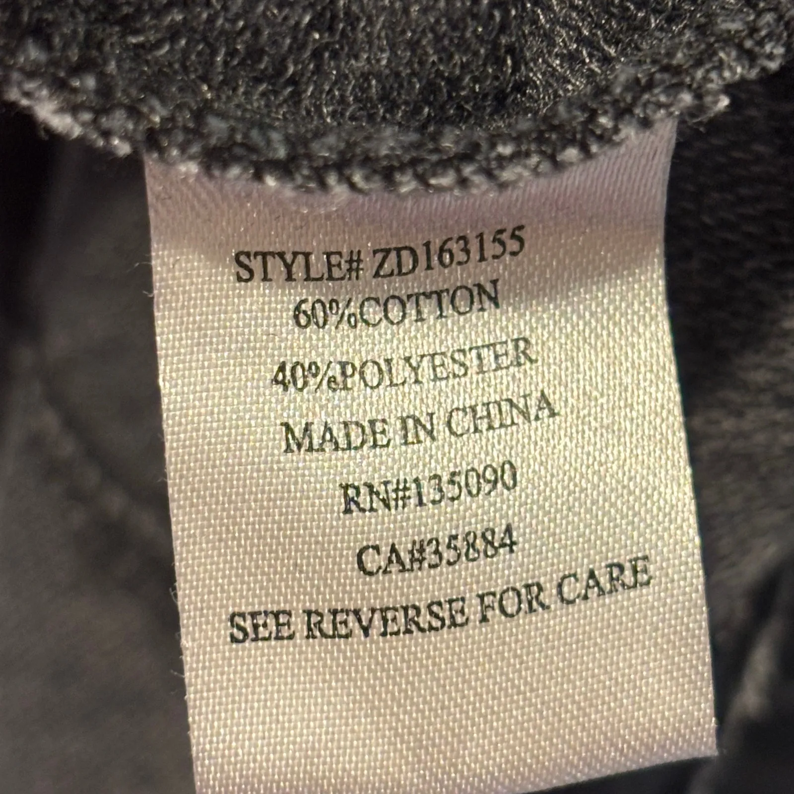 Z Supply NWT Charcoal Sweatshirt Dress - size Medium - Image 4