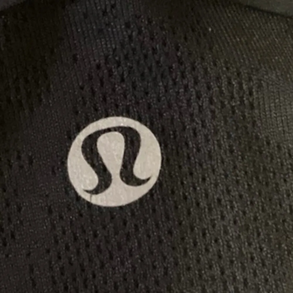 Lululemon Black Zip  Long Sleeve Athletic Pullover Jacket Sweatshirt Top Sz 10 - Image 3