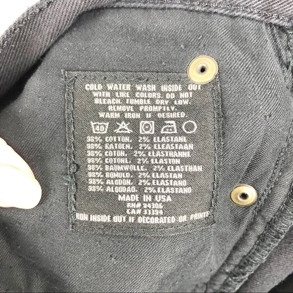 Ralph Lauren Black Label 867 Rhinestone Straight Leg Jeans 30 - Image 12