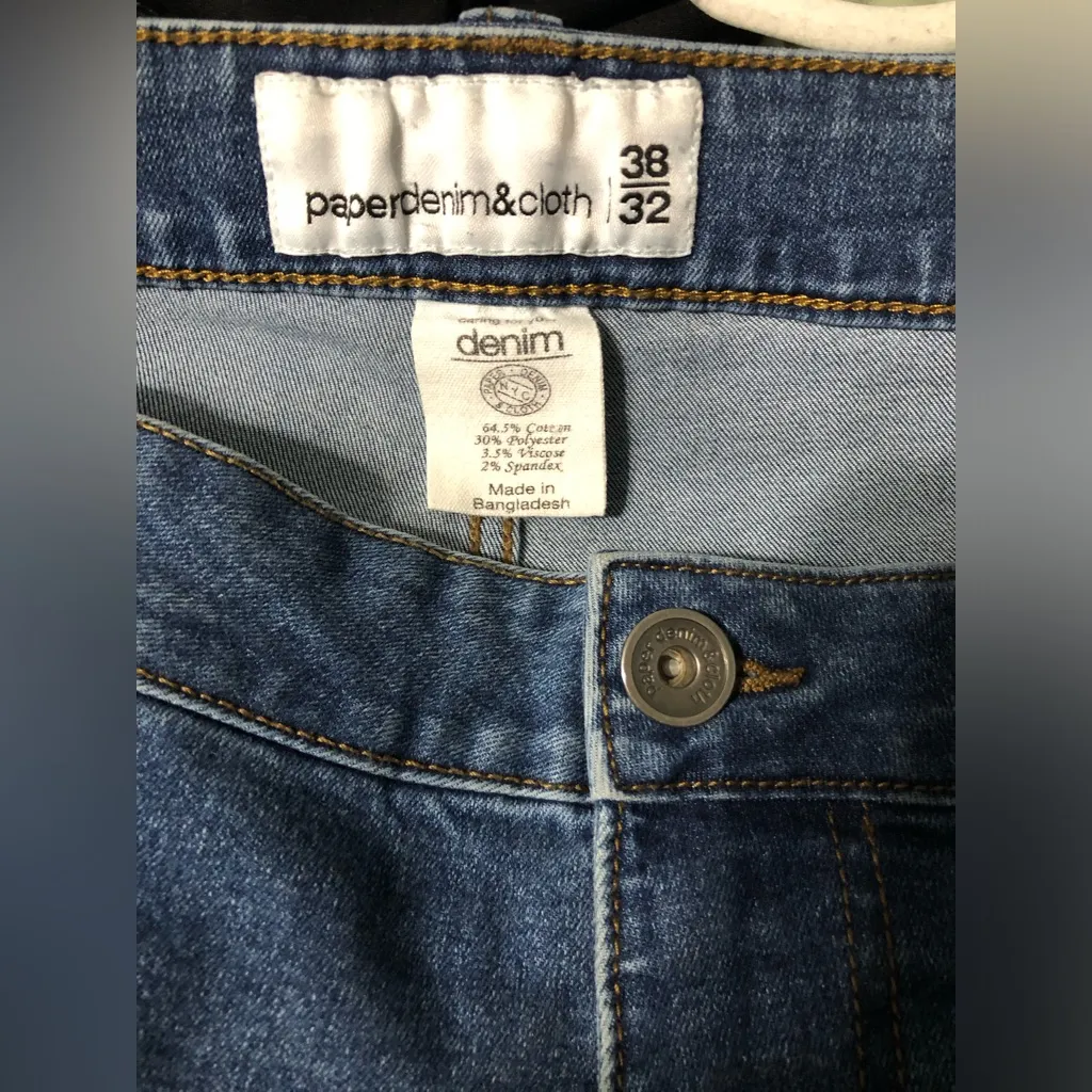 Paper denim & Cloth medium Wash high rise jeans women’s size 38 x 32 - Image 2
