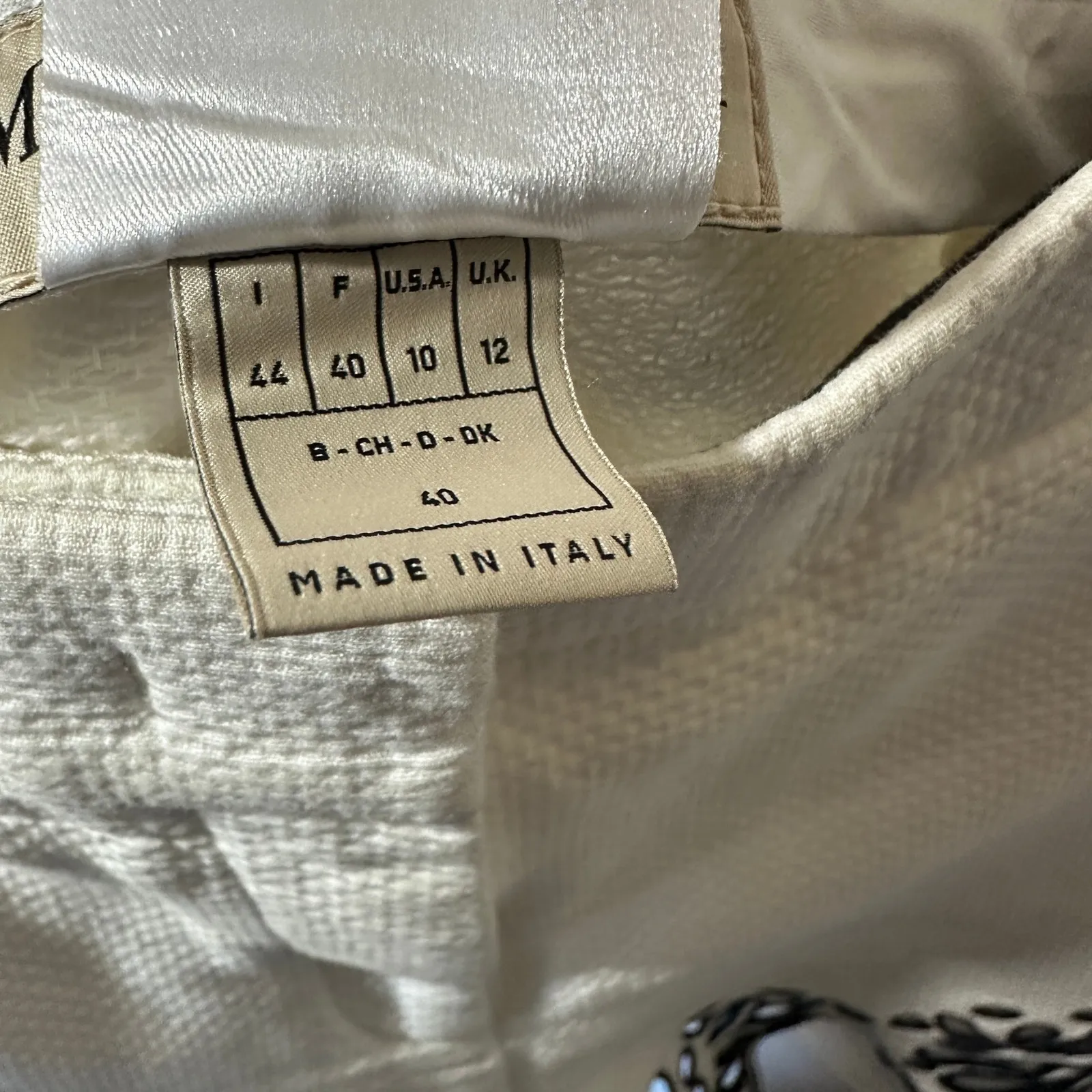 EMILIO PUCCI White Sangallo Embroidered Shorts Textured Scalloped Eyelet 40 or 8 - Image 6