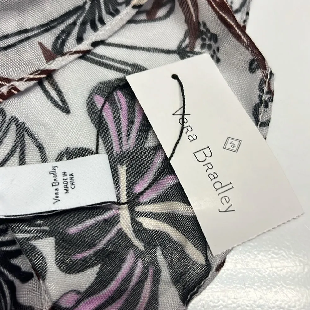 Vera Bradley Colorful Floral Rayon Soft Lightweight Scarf-Approx 72” by 26” NWT - Image 5