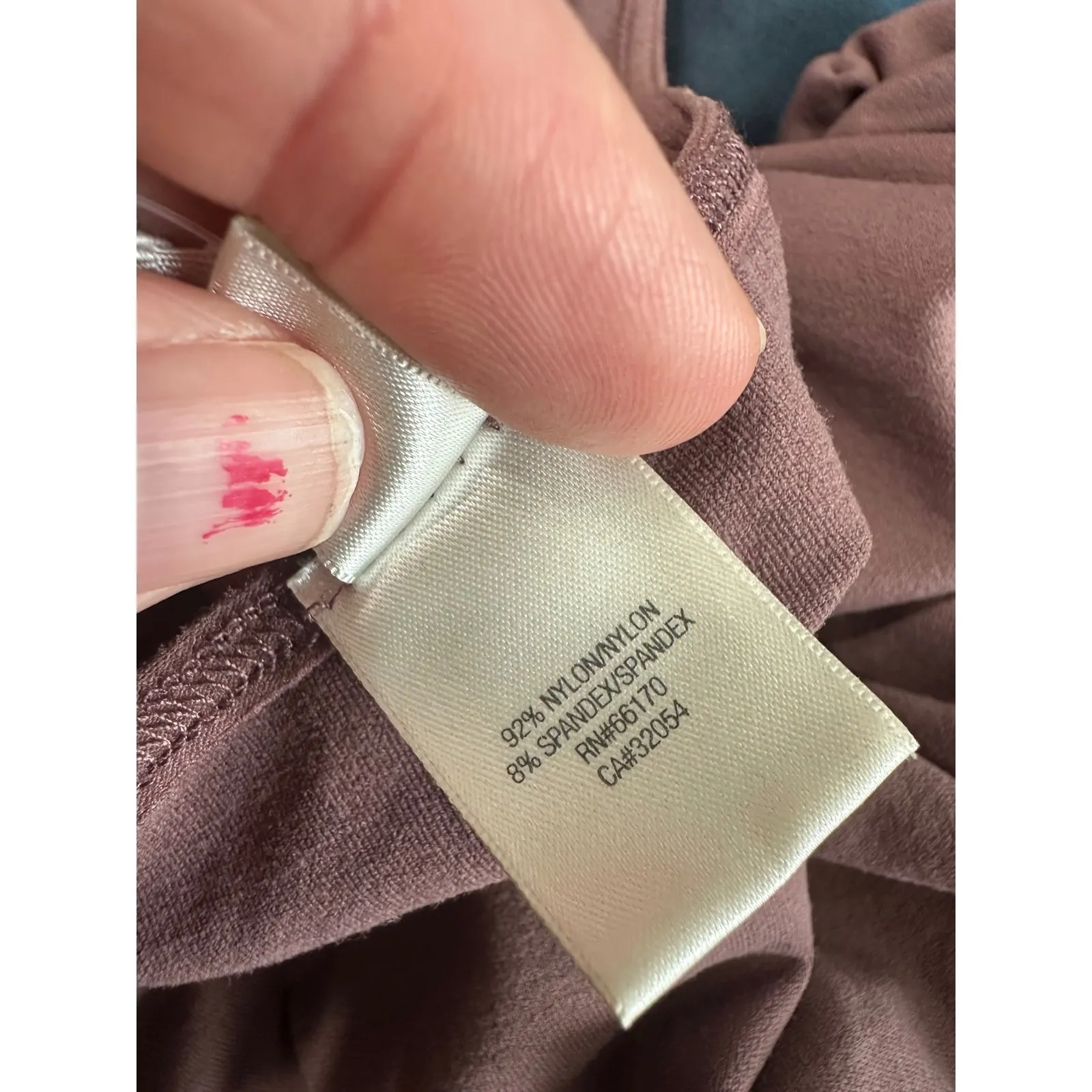 Eloise Seamless Tank Top Brown V Neck Sleeveless Basic Everyday Layering Size‎ S - Image 7