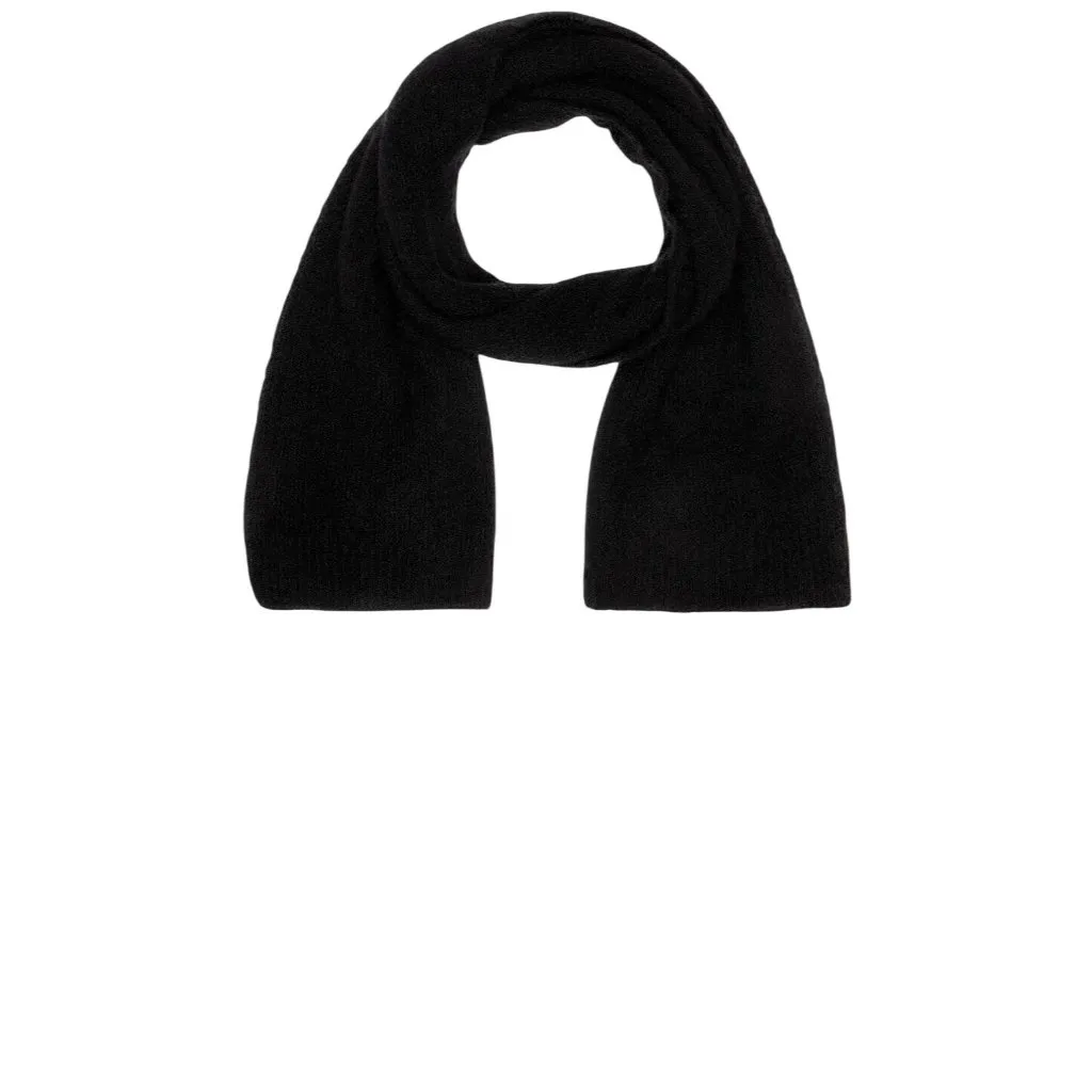 American Vintage East Scarf in Noir One Size New Unisex Wrap - Image 2