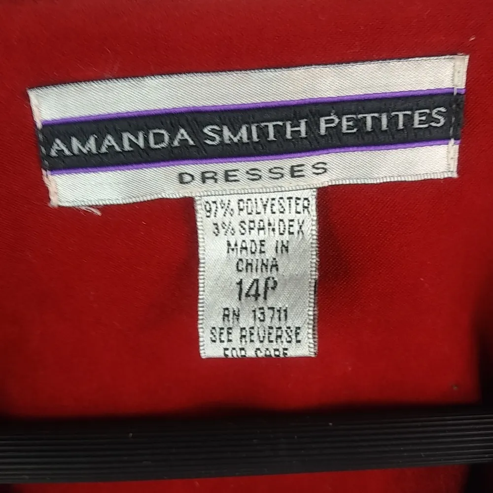 Amanda Smith 14P Black Red Blazer JacketPetite - Image 4